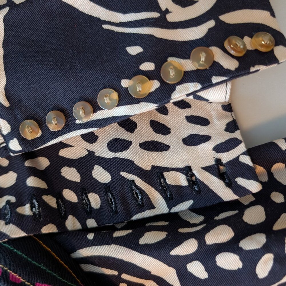 FARM RIO Mixed Midnight Leopards Midi Dress, size S - Picture 12 of 16